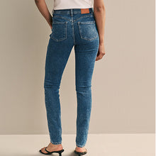 Load image into Gallery viewer, Denim Dark Blue Super Soft Skinny Jeans