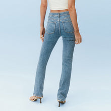 Load image into Gallery viewer, Mid Blue Supersoft Bootcut Jeans