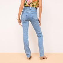 Load image into Gallery viewer, Authentic Mid Blue Slim Supersoft Jeans