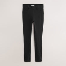 Load image into Gallery viewer, Black Jersey Denim Leggings