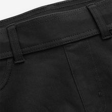 Load image into Gallery viewer, Black Jersey Denim Leggings