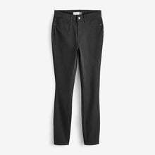 Load image into Gallery viewer, Black Jersey Denim Leggings