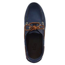 Load image into Gallery viewer, Men's Boat Shoes Grip Sole Nubuck Leather Blue