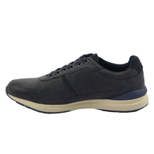 Load image into Gallery viewer, Men's Comfort Sneakers Navy Leather