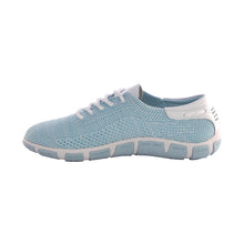 Load image into Gallery viewer, Women's Comfort Recycled Textile Light Blue Sneakers