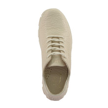 Load image into Gallery viewer, Women's Comfort Beige Leather Sneakers