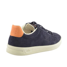 Load image into Gallery viewer, Men's Sneakers Made in France Navy Suede Leather