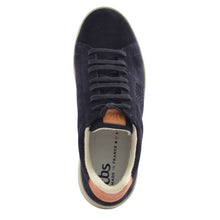Load image into Gallery viewer, Men's Sneakers Made in France Navy Suede Leather