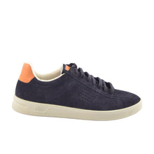 Load image into Gallery viewer, Men's Sneakers Made in France Navy Suede Leather