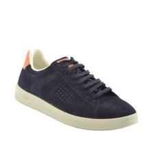 Load image into Gallery viewer, Men's Sneakers Made in France Navy Suede Leather