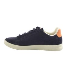Load image into Gallery viewer, Men's Sneakers Made in France Navy Suede Leather