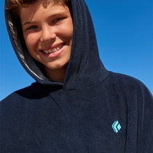 Load image into Gallery viewer, Navy Blue Towelling Cover-Up (3-16yrs)