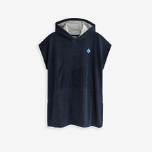 Load image into Gallery viewer, Navy Blue Towelling Cover-Up (3-16yrs)