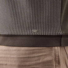 Load image into Gallery viewer, Brown Micro Print Polo Shirt