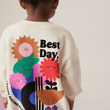 Load image into Gallery viewer, Cream Sweatshirt & Leggings Set (3mths-5yrs)