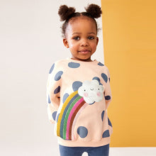 Load image into Gallery viewer, Navy Blue Sweatshirt and Leggings Set (3mths-5yrs)