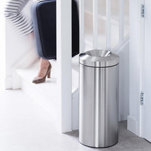 Load image into Gallery viewer, Brabantia Flame Guard Waste Paper Bin, 30L Matt Steel
