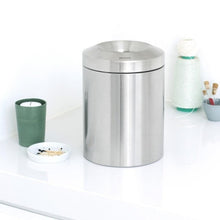 Load image into Gallery viewer, Brabantia Flame Guard Waste Paper Bin, 7L Matt Steel