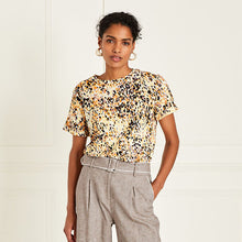 Load image into Gallery viewer, Leopart Print Print 100% Cotton Relaxed Fit Short Sleeve T-Shirt