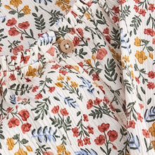 Load image into Gallery viewer, Orange Floral Blouse And Leggings Set (3mths-7yrs)