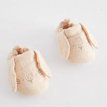 Load image into Gallery viewer, Neutral Bunny Character Slip-On Baby Shoes (0-24mths)