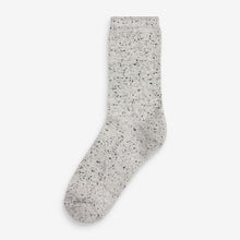 Load image into Gallery viewer, Monochrome Neppy Cushion Sole Socks 4 Pack