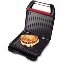 Load image into Gallery viewer, George Foreman Steel Compact Grill Red - 25030