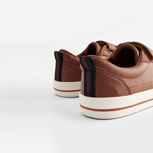 Load image into Gallery viewer, Tan Brown Strap Touch Fastening Shoes