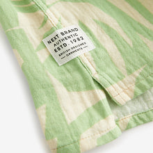 Load image into Gallery viewer, Mint Green 100% Cotton Short Sleeve Printed Shirt