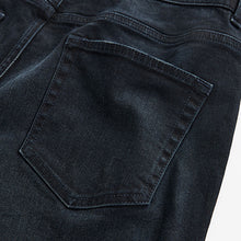 Load image into Gallery viewer, Blue Black Single Straight Fit Classic Stretch Jeans