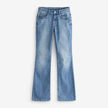 Load image into Gallery viewer, Mid Blue Denim Low Bootcut Jeans