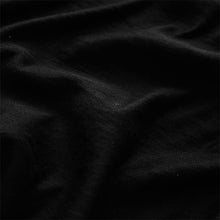 Load image into Gallery viewer, Black Relaxed Fit Drawstring Hem Shirt