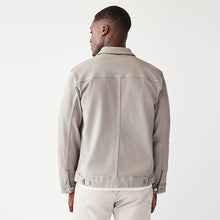 Load image into Gallery viewer, Neutral Denim Trucker Jacket