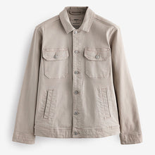 Load image into Gallery viewer, Neutral Denim Trucker Jacket