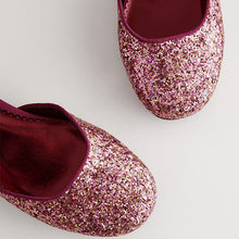 Load image into Gallery viewer, Purple Glitter Platform Heel Occasion Shoes