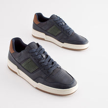 Load image into Gallery viewer, Navy Blue Smart Casual Trainers