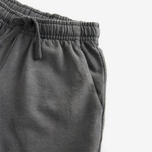 Load image into Gallery viewer, Grey Relaxed Washed Jersey Shorts