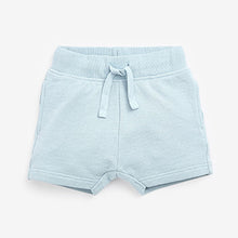 Load image into Gallery viewer, Light Blue Plain Sweat T-Shirt And Shorts Set (3mths-6yrs)
