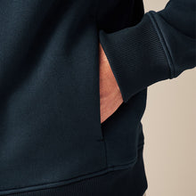 Load image into Gallery viewer, Navy Blue Zip Through Hoodie