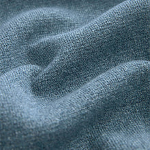 Load image into Gallery viewer, Light Blue Plain Regular Fit 100% Cotton Premium Quarter Zip Jumper