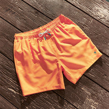 Load image into Gallery viewer, Light Orange Palm Logo Essential Swim Shorts