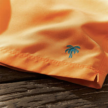 Load image into Gallery viewer, Light Orange Palm Logo Essential Swim Shorts