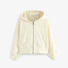 Load image into Gallery viewer, Cream Neutral Zip Through Hoodie (3-12yrs)