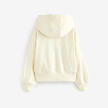 Load image into Gallery viewer, Cream Neutral Zip Through Hoodie (3-12yrs)