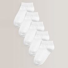 Load image into Gallery viewer, 5 Pack Cotton Rich Trainer Socks (Girls)