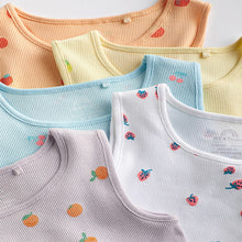 Load image into Gallery viewer, Multi 5 Pack Vest Baby Bodysuits