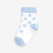 Load image into Gallery viewer, Blue/Green Baby Socks 5 Pack