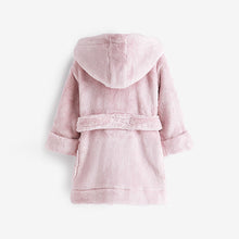 Load image into Gallery viewer, Pink Soft Touch Fleece Dressing Gown (9mths-12yrs)