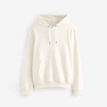 Load image into Gallery viewer, Ecru White Jersey Cotton Rich Overhead Hoodie