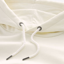 Load image into Gallery viewer, Ecru White Jersey Cotton Rich Overhead Hoodie